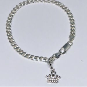 925 Sterling silver royalty bracelet
